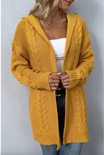 Load image into Gallery viewer, Living Cozy Mustard Cardigan
