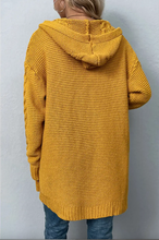 Load image into Gallery viewer, Living Cozy Mustard Cardigan
