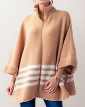 Load image into Gallery viewer, Cass Zip-Up Poncho

