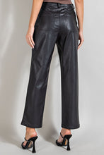 Load image into Gallery viewer, Nova Black Leather Pants
