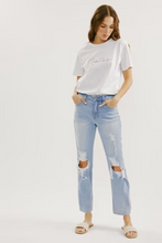 Load image into Gallery viewer, Kara High Rise Slim Straight Jeans
