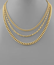 Load image into Gallery viewer, Layered Chain Necklace
